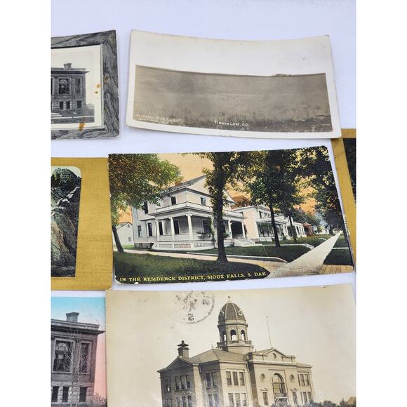 c1907 Post Card Lot South Dakota Deadwood Milbank Custer SD Sent To Hokah MN - Picture 9 of 12